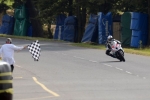 PACEMAKER, BELFAST, 10/8/2012: Michael Dunlop takes the chequered flag to win the Superstock race at the Ulster Grand Prix today.
PICTURE BY STEPHEN DAVISON