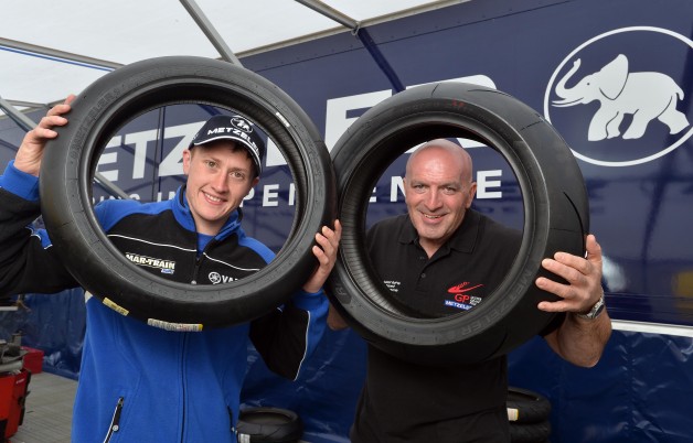 Harrison hoping to be in the hunt at the Metzeler Ulster Grand Prix Bradford racer Dean Harrison is confident that heÕll be able to challenge for wins at the Metzeler Ulster Grand Prix as he continues testing and development on the new Yamaha R1. Harrison said: ÒWeÕre right where we expected to be and IÕm doing loads of miles on the bike between now and the Ulster. IÕll be out at the Southern 100 and Scarborough, plus weÕve got some test sessions lined up as well. ÒIÕm looking forward to the Metzeler Ulster Grand Prix because I know weÕll be on the pace and I think the track will really suit the bike. ItÕs a fast circuit but itÕs really smooth with a consistent surface I think thatÕs going to be perfect for the Yamaha. Pictured is Dean with Noel Johnston, Clerk of the course at the Metzeler Ulster Grand Prix.