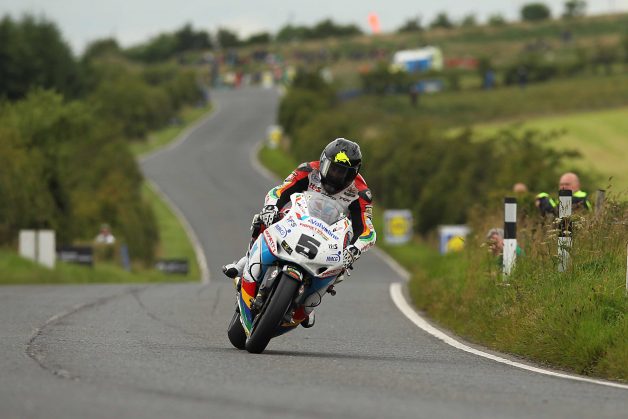 Pacemaker Belfast - 06-08-2015  Bruce Anstey duing todays Dundrod 150 Superbike Race at U.G.P  Photo by Tremaine Gregg/Pacemaker