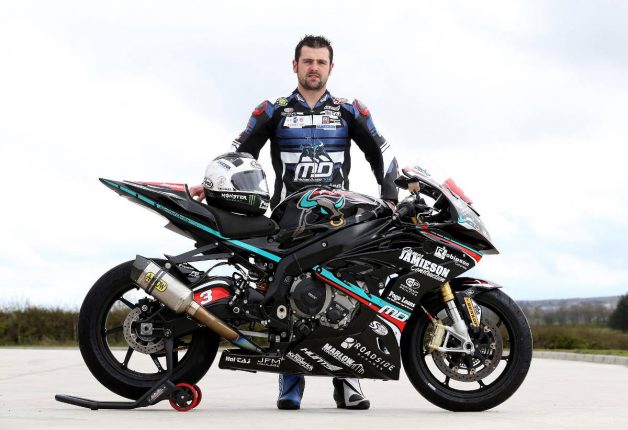 Michael Dunlop and his MD Racing BMW Superstock bike (image by MD Racing) 