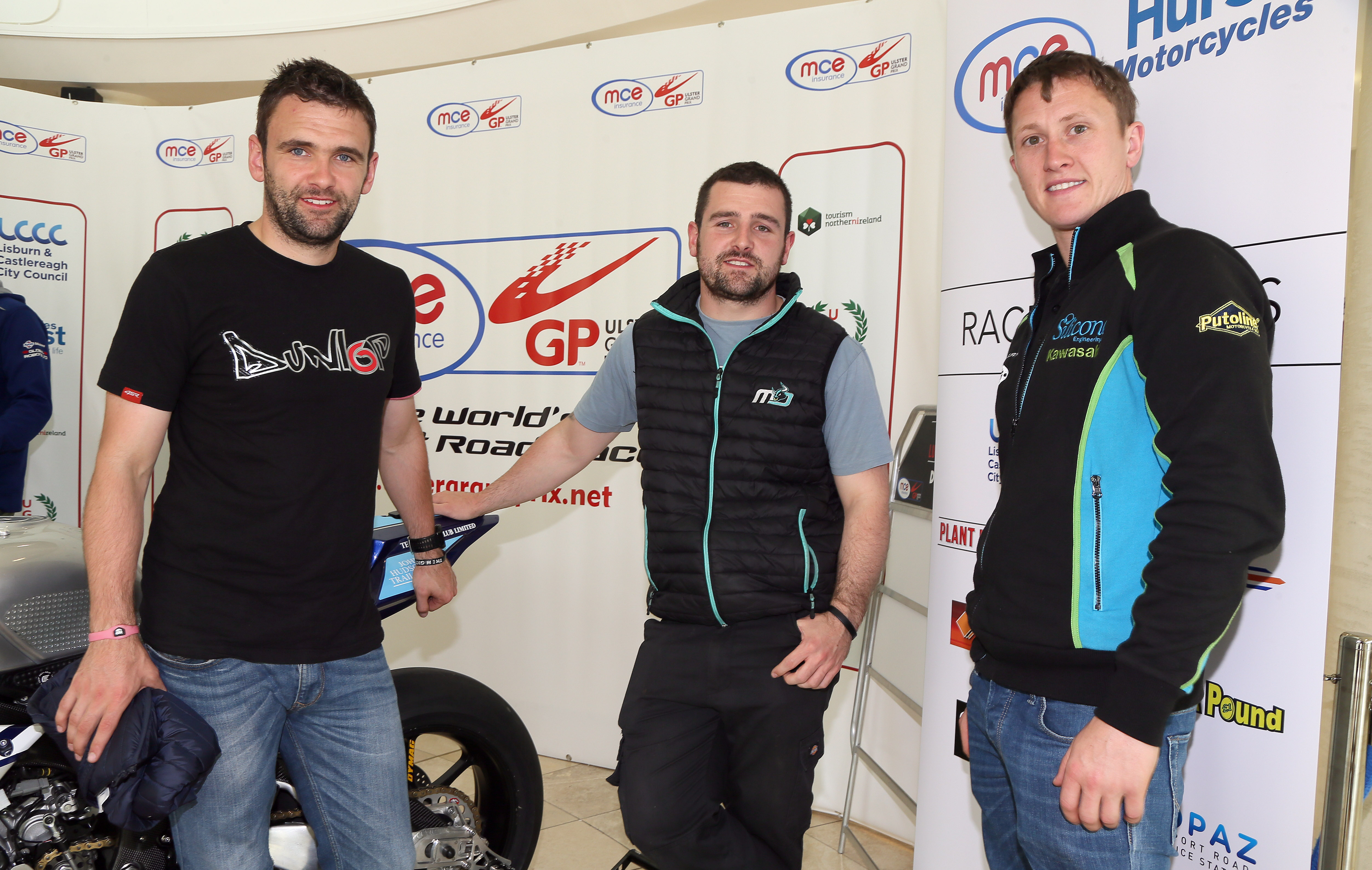 William Dunlop, Michael Dunlop and Dean Harrison Ulster Grand